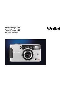 Rollei Prego 125 manual. Camera Instructions.